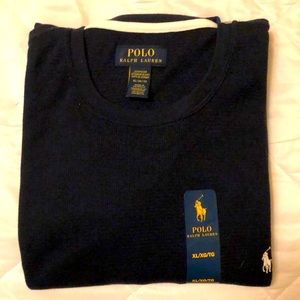 Polo Sleep Shirt Black/Dark Navy
